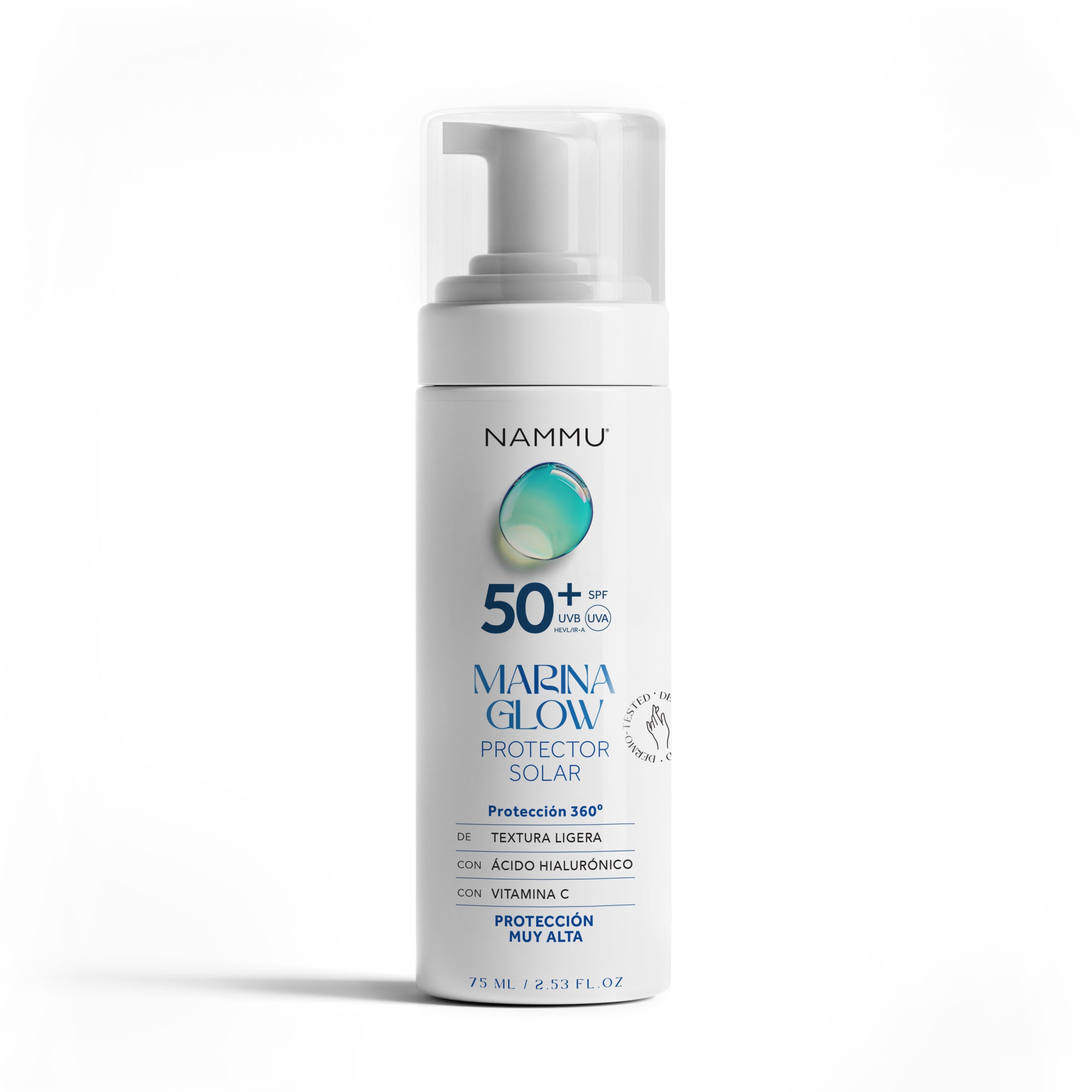 Marina Glow Sunscreen SPF 50 - Hidratante y Antiedad - 50mL