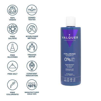 Champú con Ácido Hialurónico - Sin Sulfatos - 400 mL