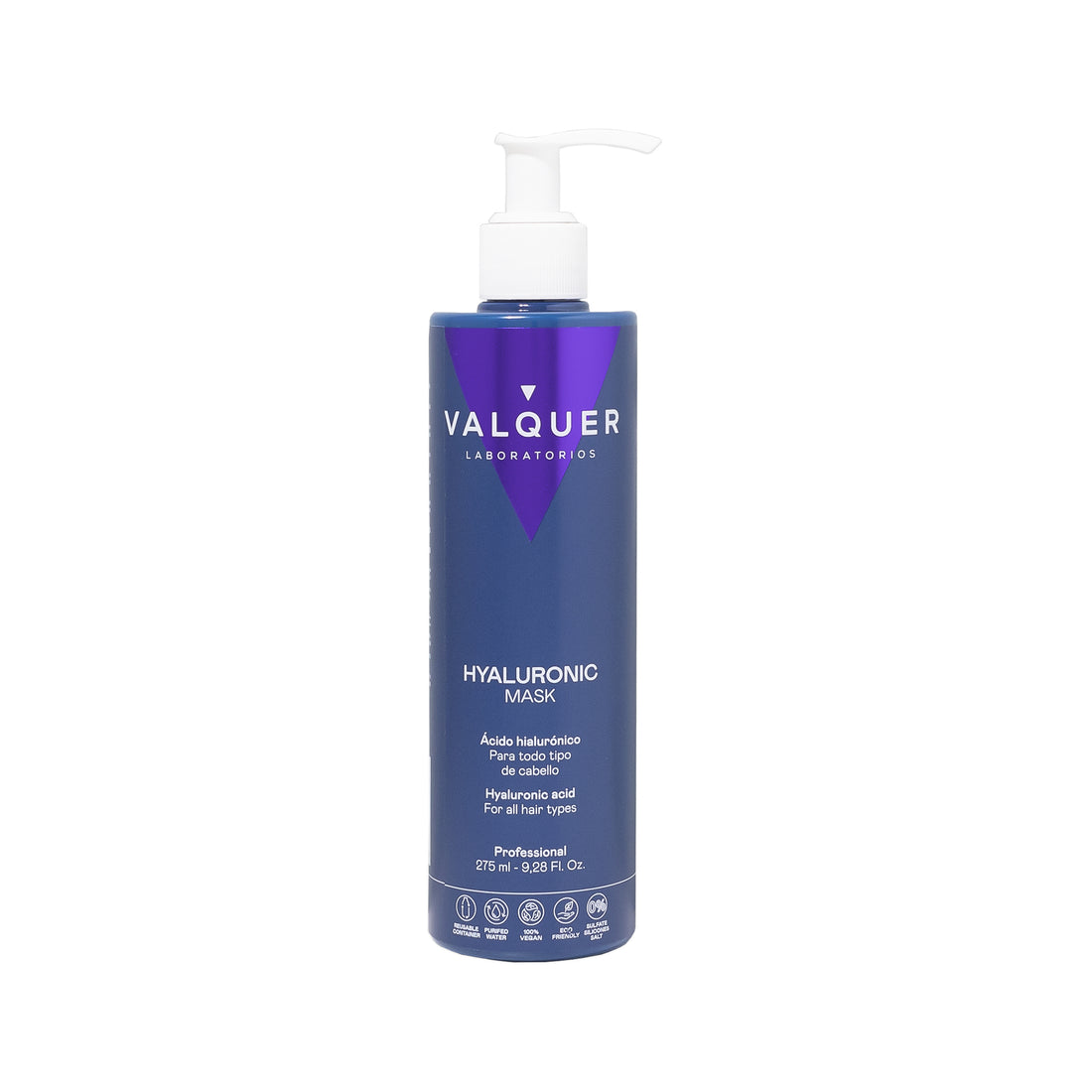 Mascarilla Capilar con Ácido Hialurónico - Sin Sulfatos - 275 mL