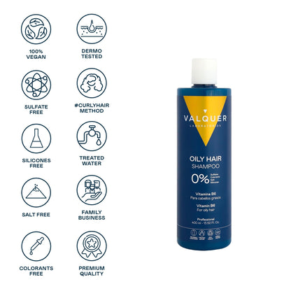 Champú para Cabello Graso - Sin Sulfatos - 400 mL