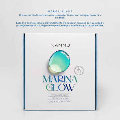 Marina Glow Kit de Día: Limpieza y Protección Solar