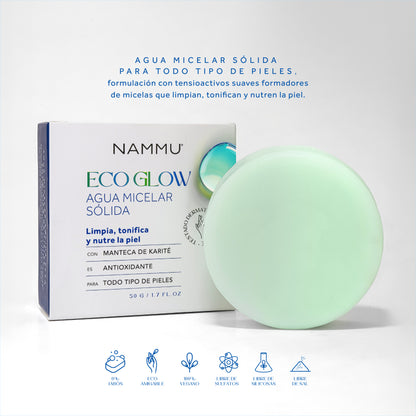 Eco Glow Agua Micelar Sólida - 50g