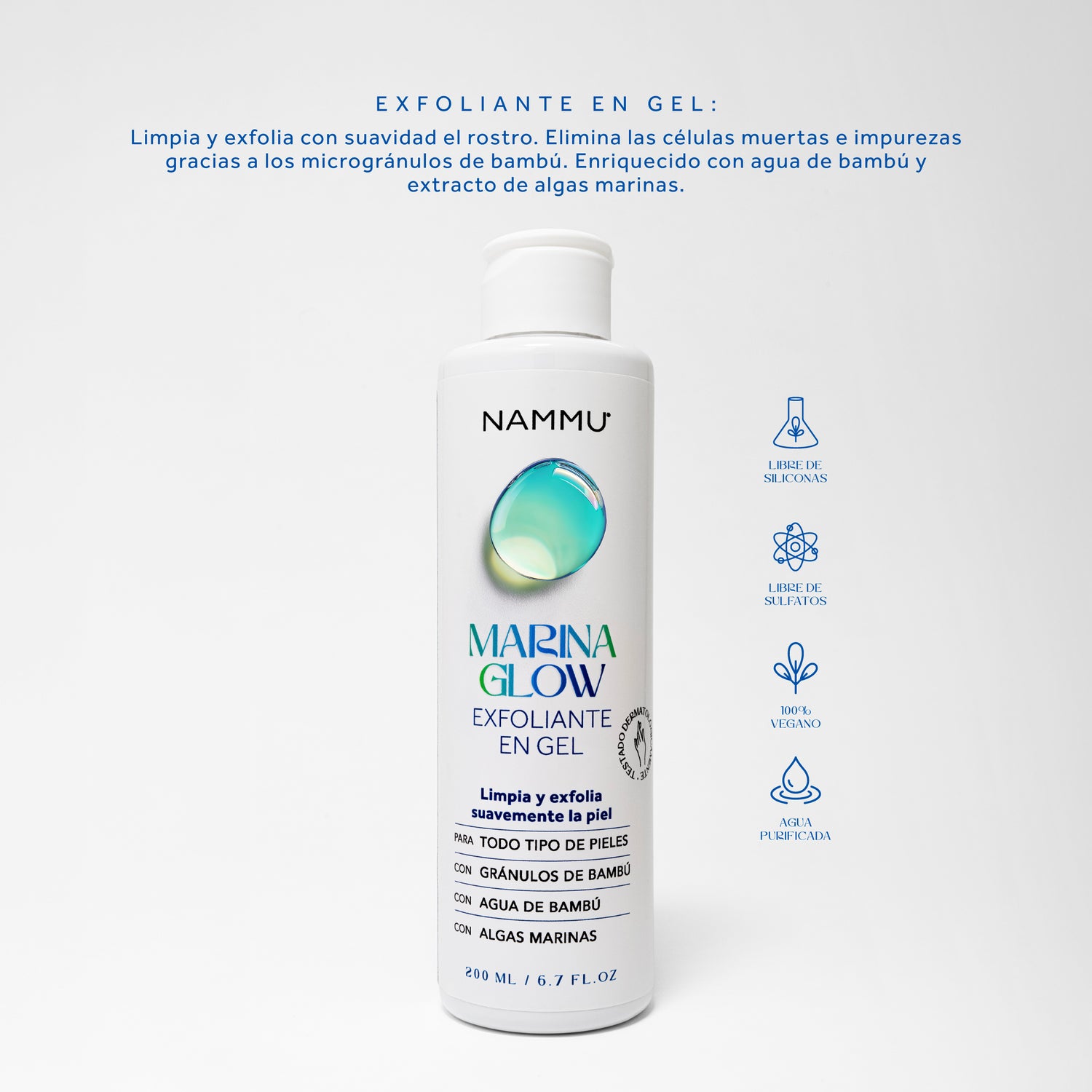 Marina Glow Exfoliante en Gel - 200 mL