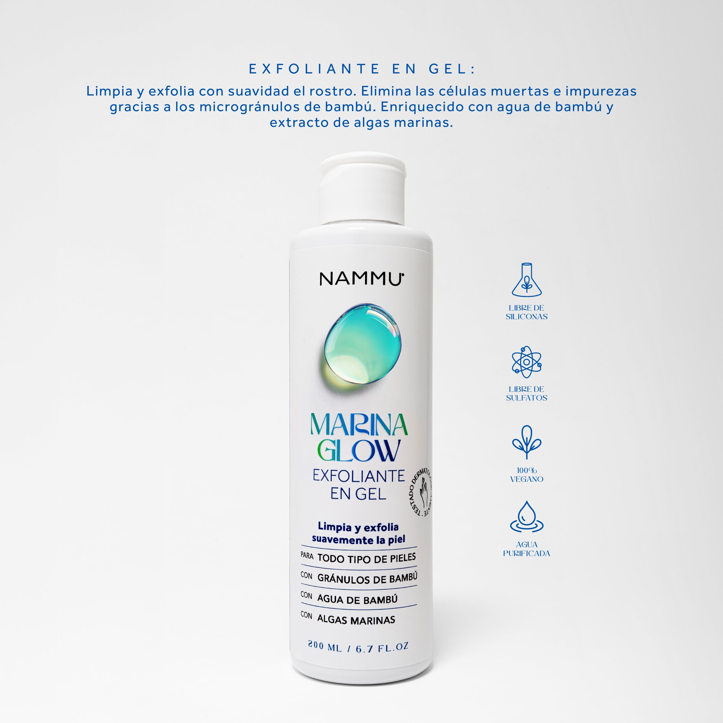 Marina Glow Exfoliante en Gel - 200 mL